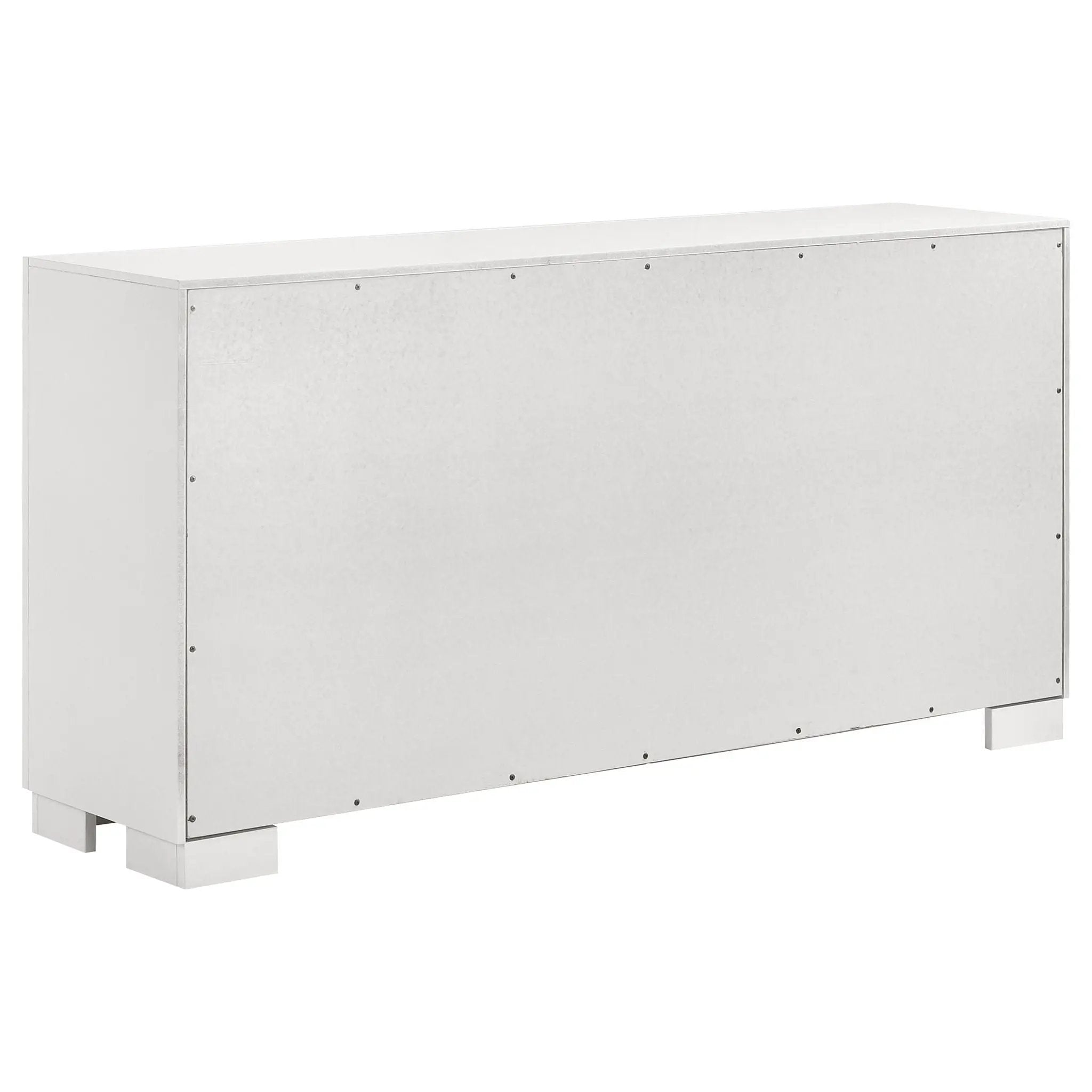 Jessica 6-drawer Dresser Snow White by Unique Piece Furniture
