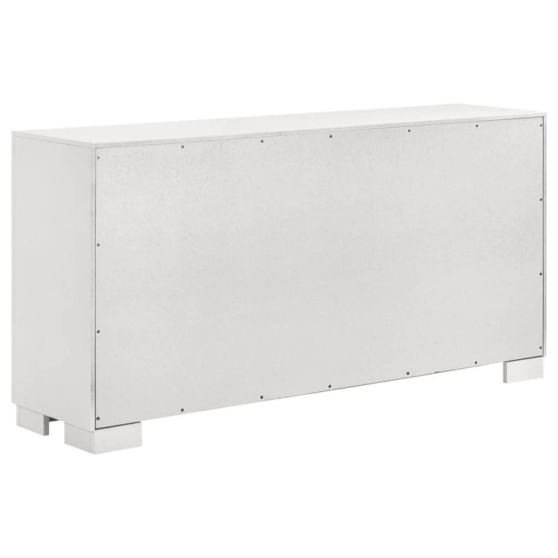 Jessica 6-drawer Dresser Snow White by Unique Piece Furniture