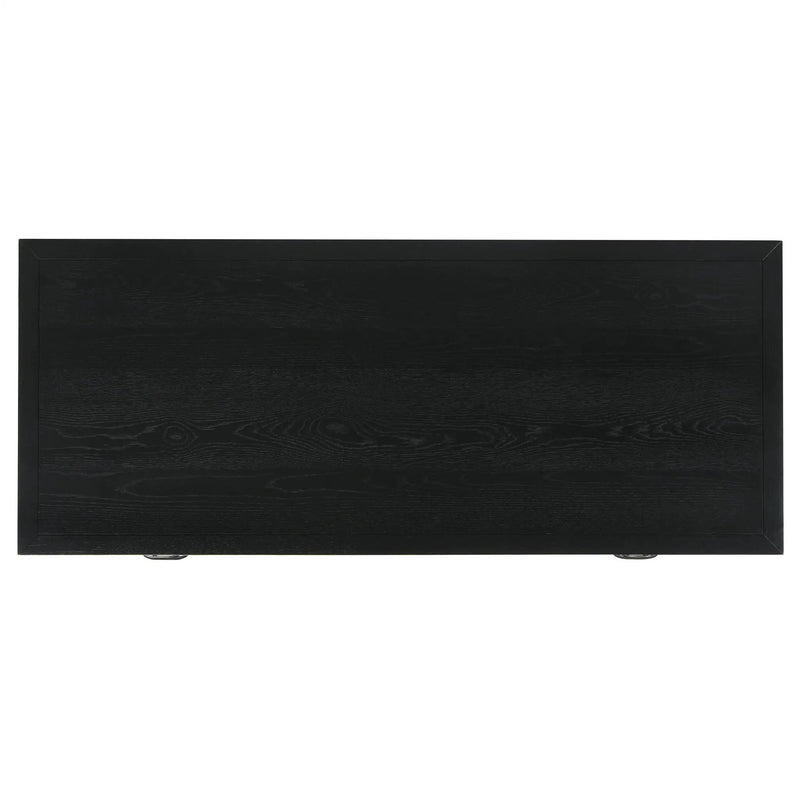 Goodson 64-inch 4-Drawer Double Pedestal Computer Desk Black by Unique Piece Furniture