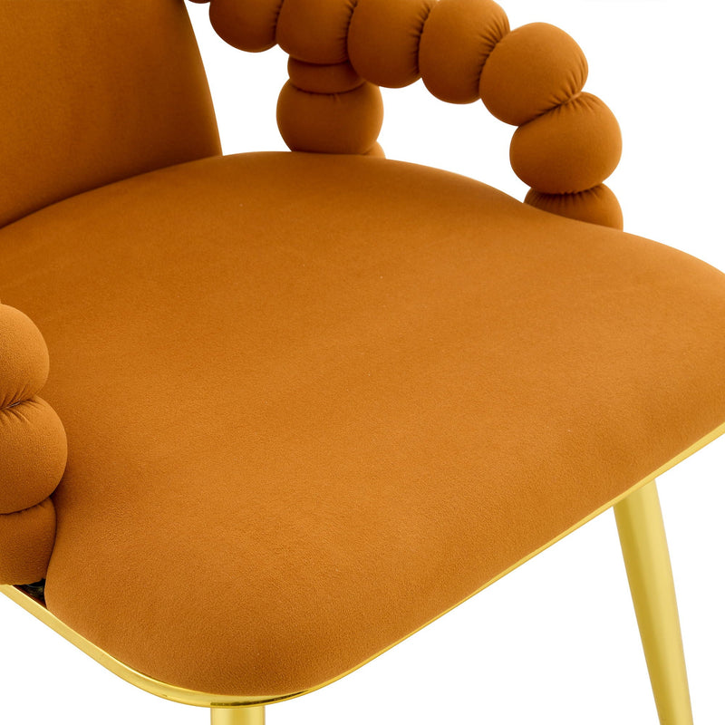Puffy Bubble, Ball Chain Chair With Armrests For Dining Room (Set of 2) by HouseOfZazla