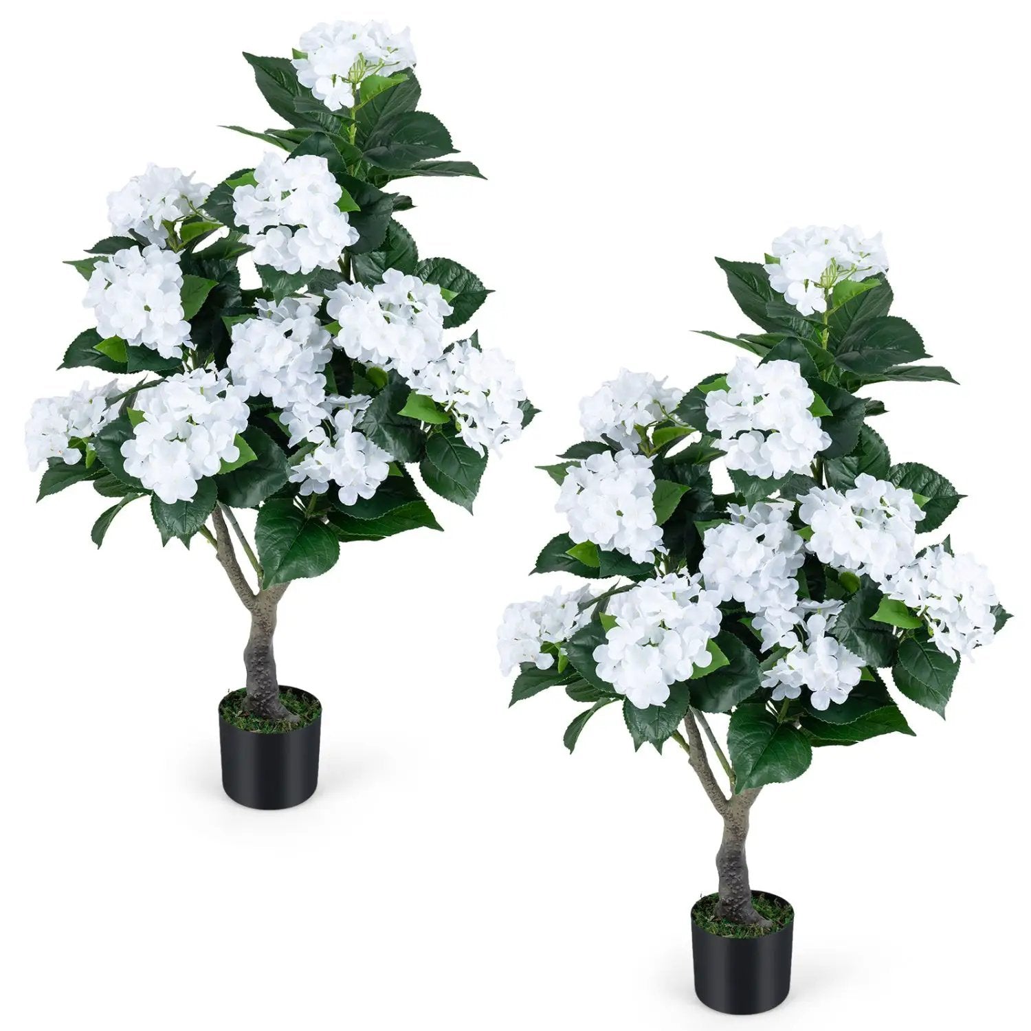 43.5" Artificial Hydrangea Tree 2 Pack by DirectDeals