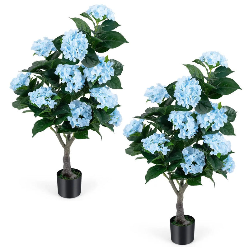 43.5" Artificial Hydrangea Tree 2 Pack by DirectDeals
