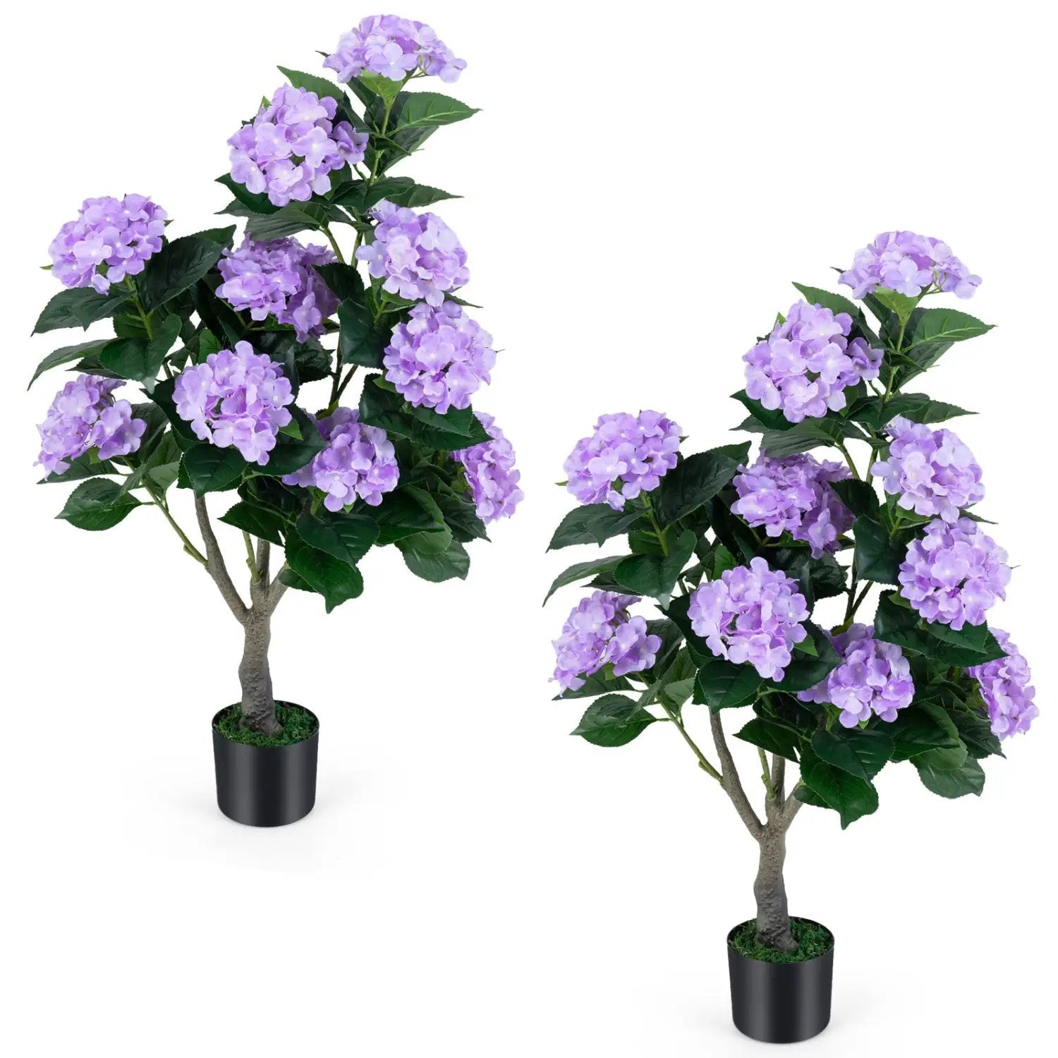 43.5" Artificial Hydrangea Tree 2 Pack by DirectDeals