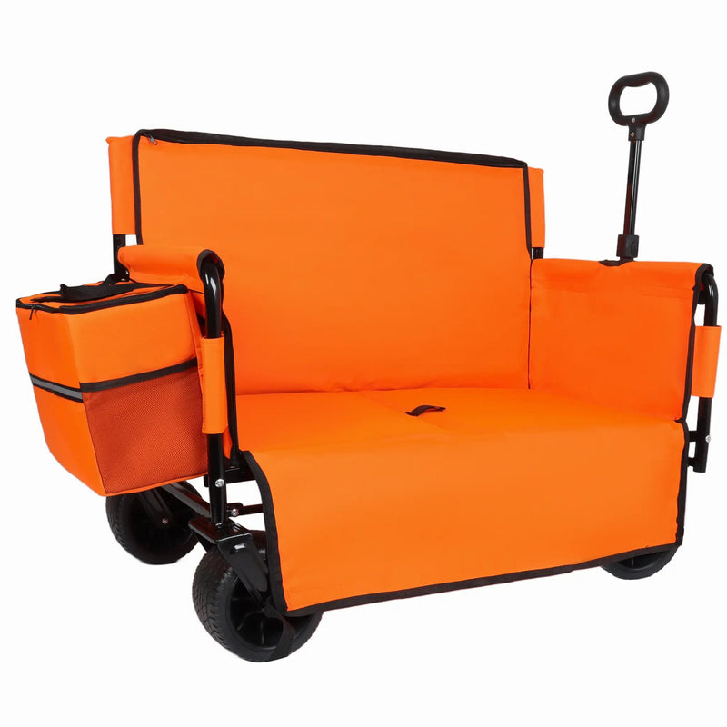 3-in-1 Folding Wagon Cart with Bench Seat by HouseOfZazla
