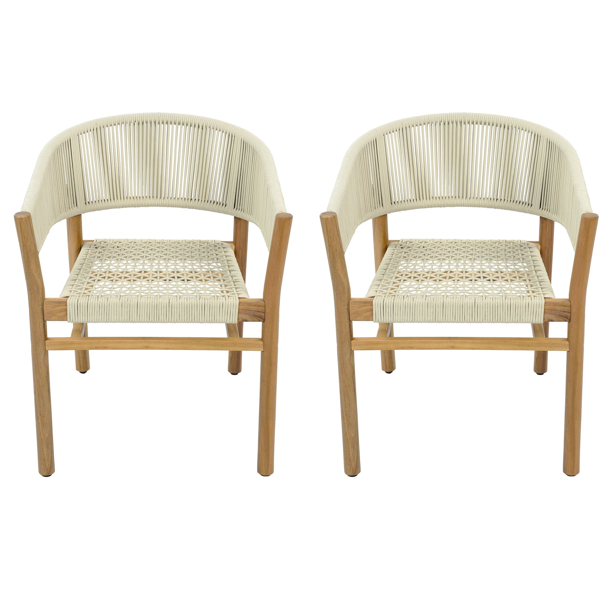 Outdoor Accent Chair Set - 2 Person Seating Group by HouseOfZazla