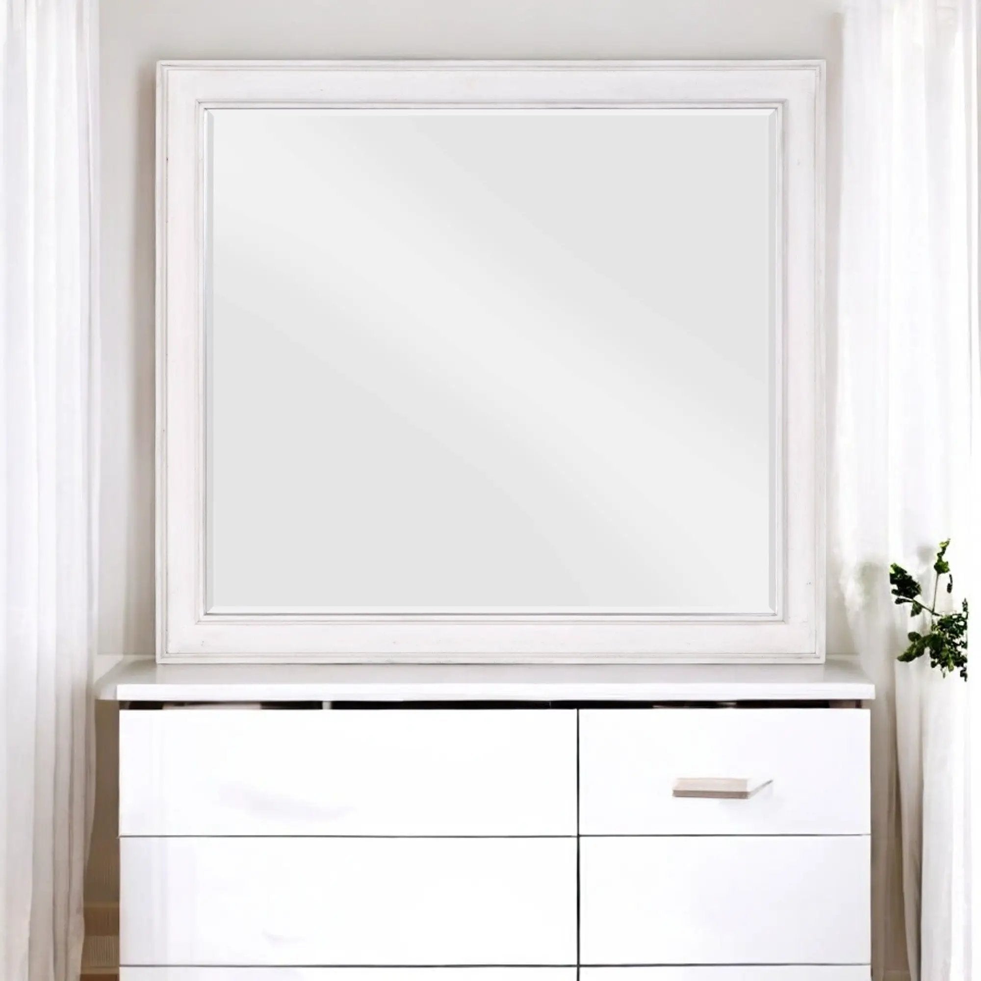 Katia - Weathered Mirror - White by HouseOfZazla