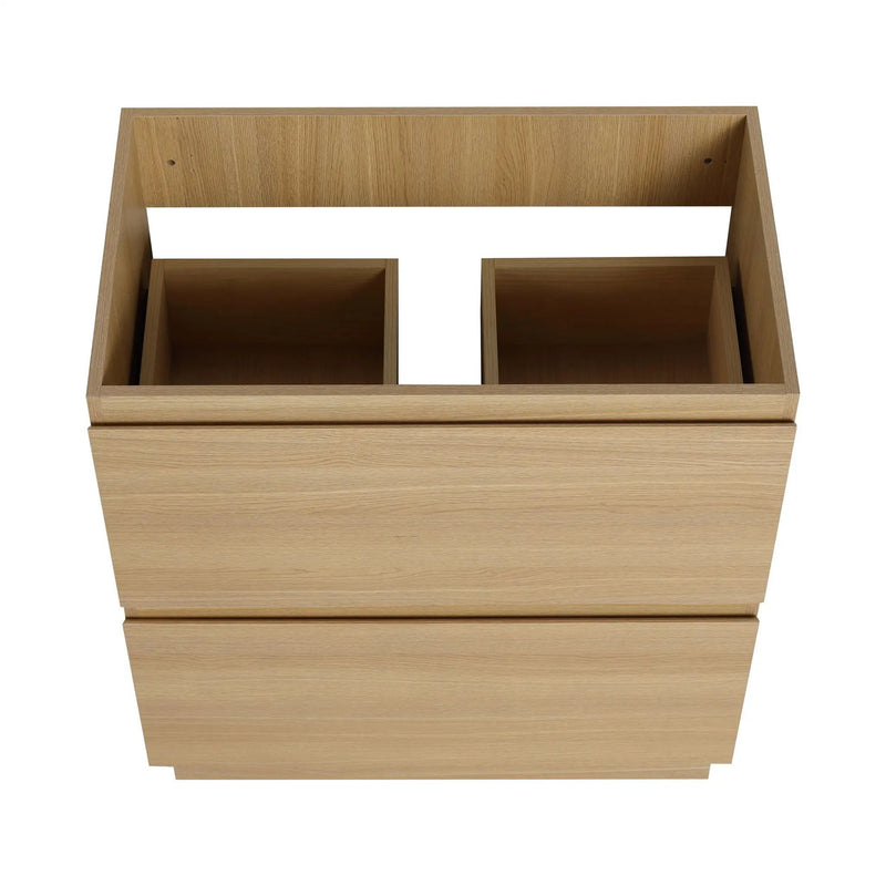 Modern Freestanding Bathroom Vanity Cabinet With Double Drawer by Unique Piece Furniture