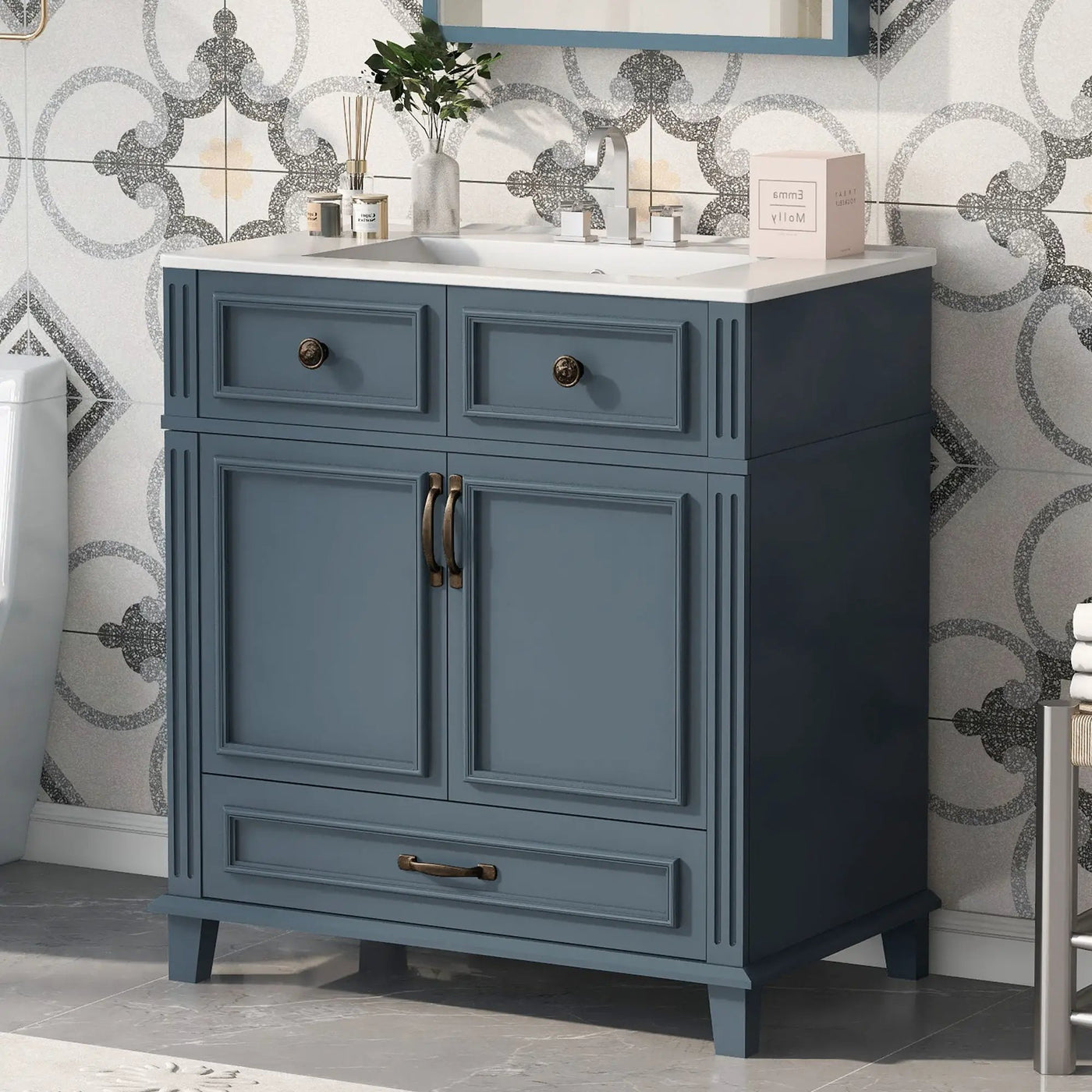 Bathroom Vanity With Sink, Storage Cabinet by Unique Piece Furniture