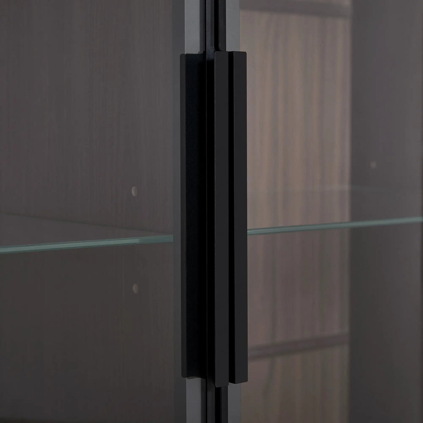 Modern Minimalist Style LED Curio Cabinet With Tempered Glass Door, Metal Legs by HouseOfZazla