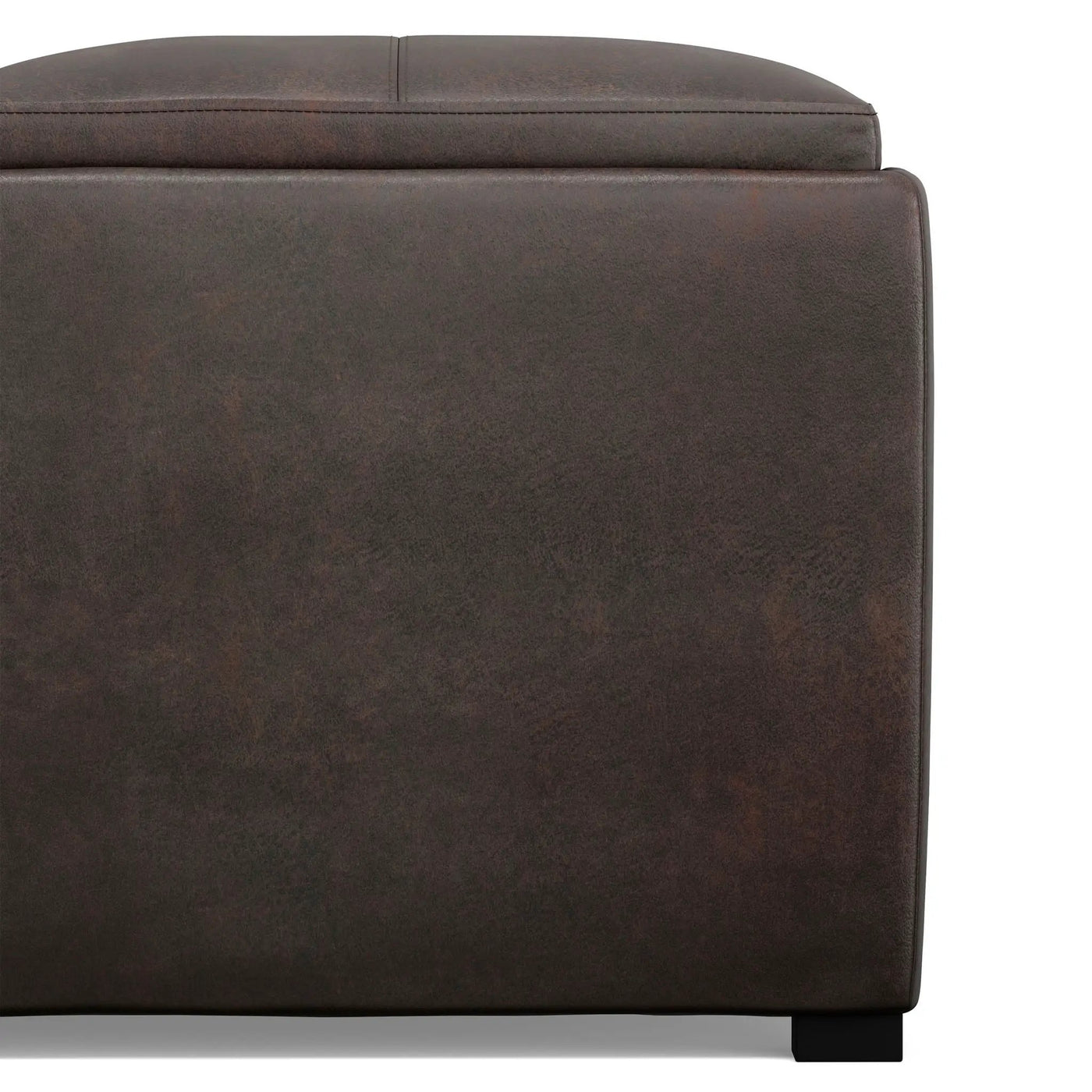 Avalon - Upholstered Square Coffee Table Storage Ottoman by HouseOfZazla