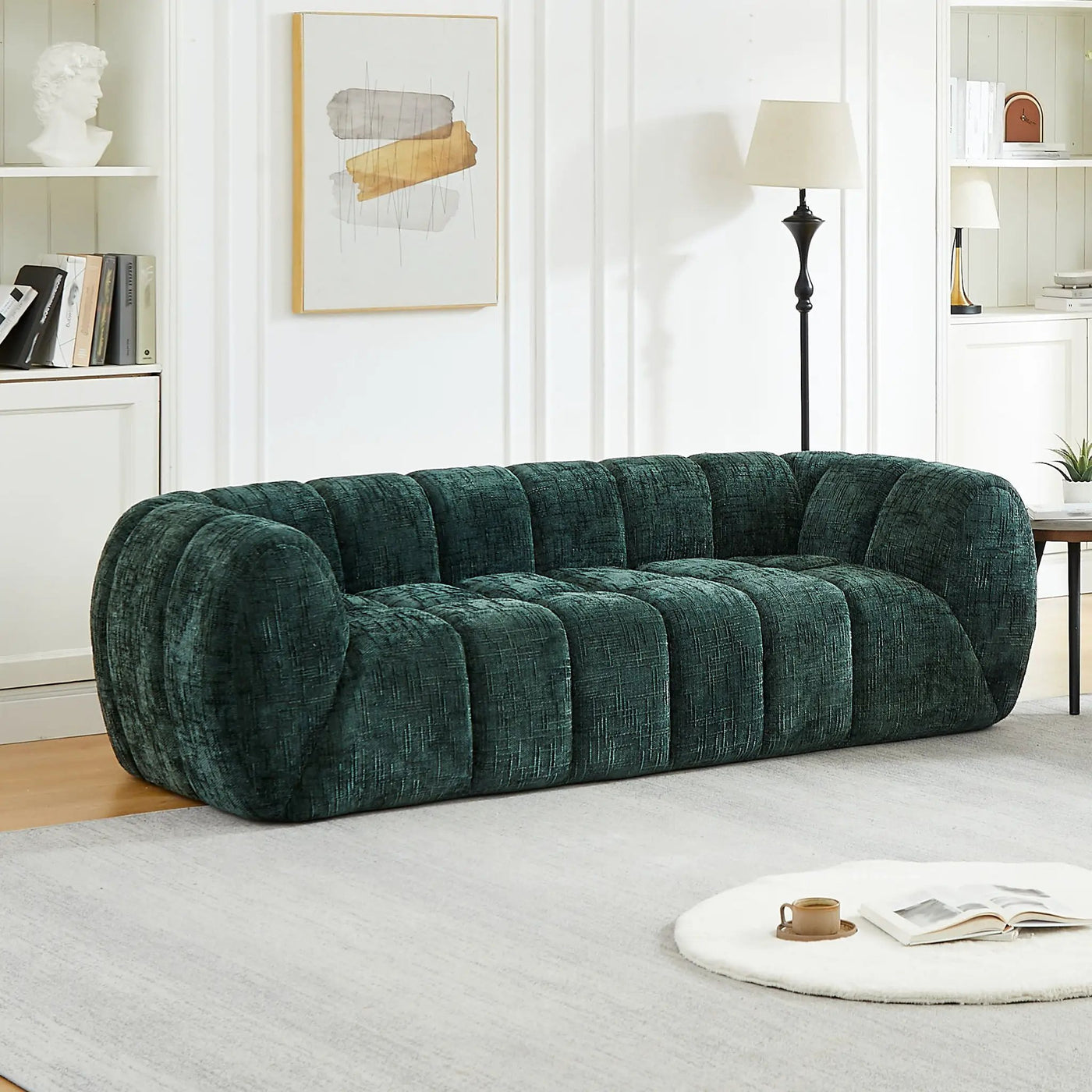 Modern Sofa With Piano Key Backrest by HouseOfZazla