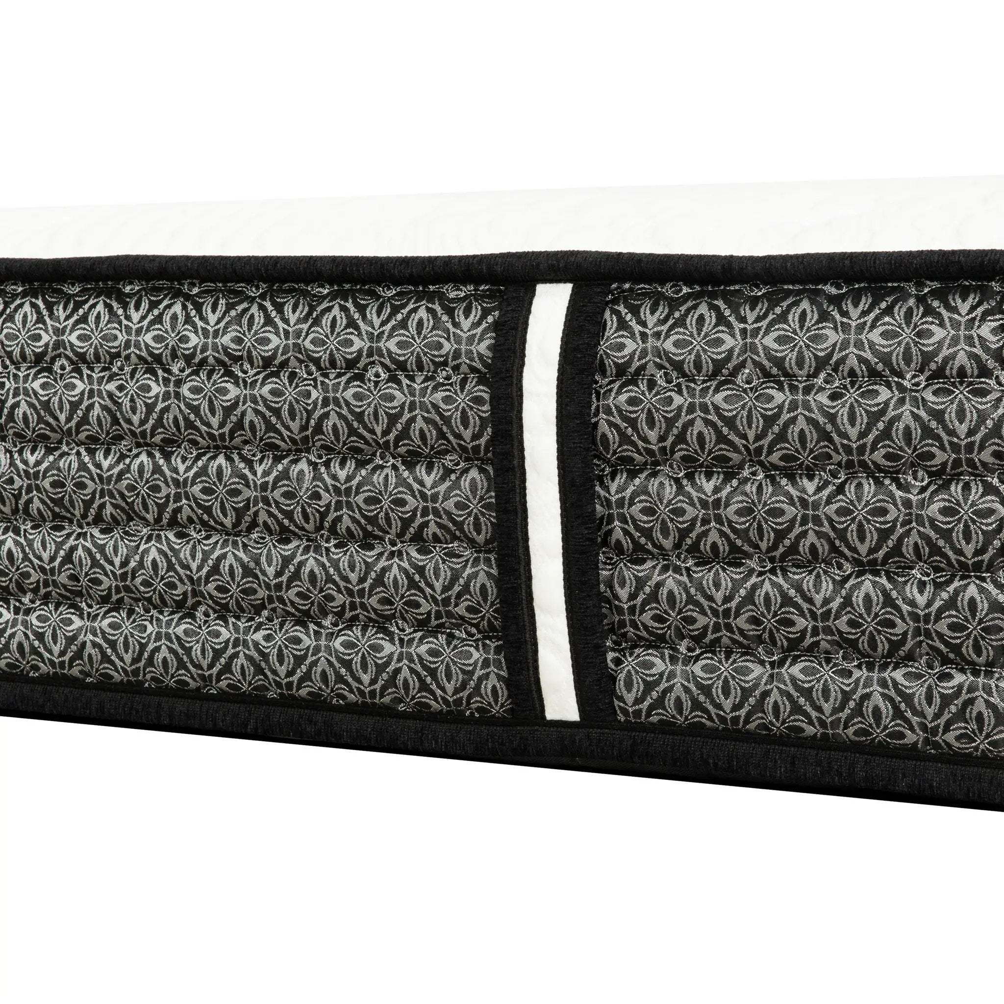 12" Premium Hybrid Mattress In A Box Soft Gel Memory Foam Top With Cooling Technology - Gray / White - Queen by Unique Piece Furniture