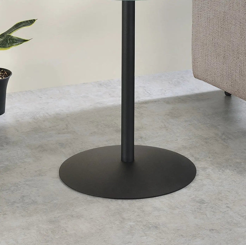 Circa - 17.5" End Table With Marble Textured Top by HouseOfZazla