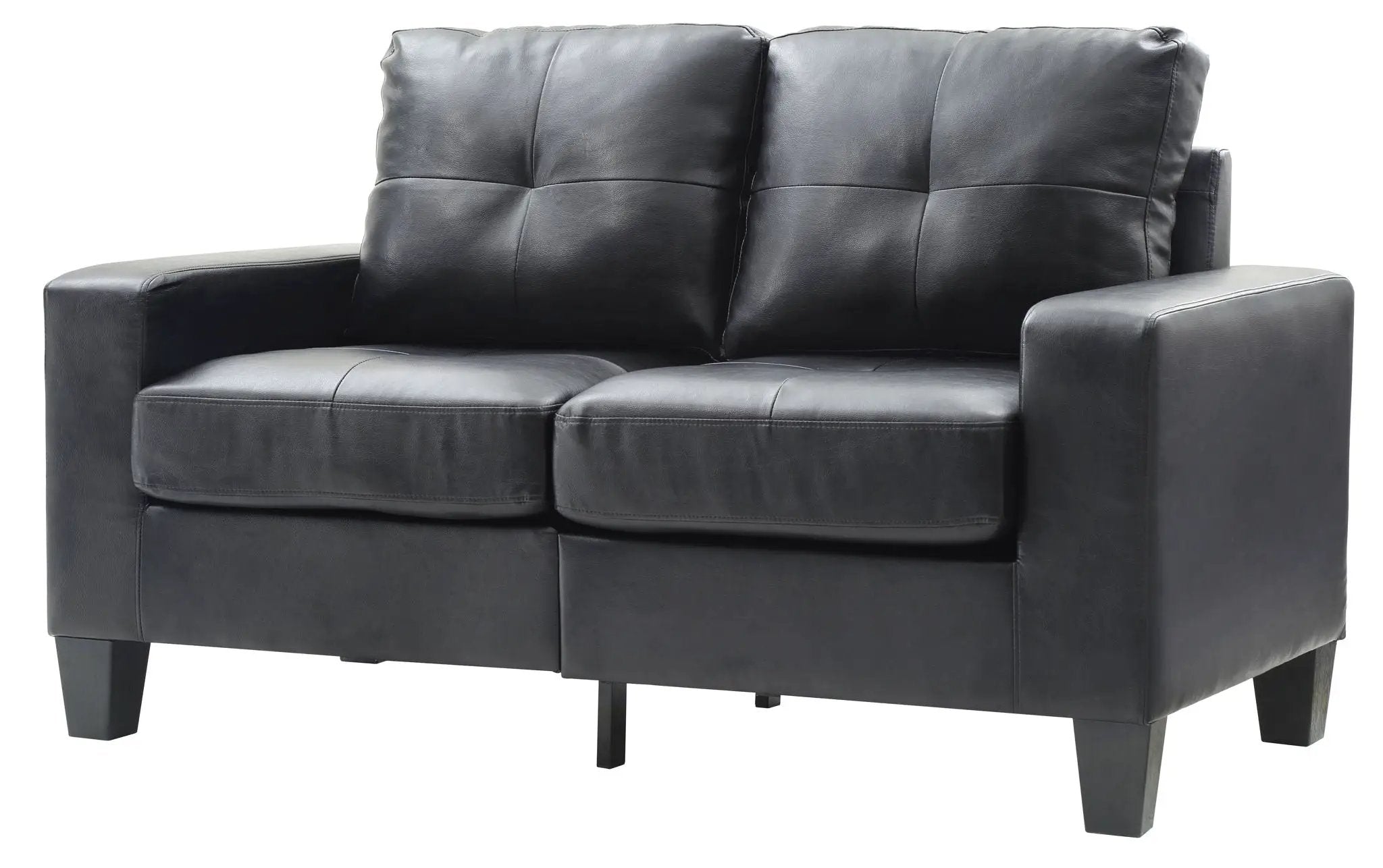 Newbury - Track Arm Loveseat For Cozy Spaces by Unique Piece Furniture