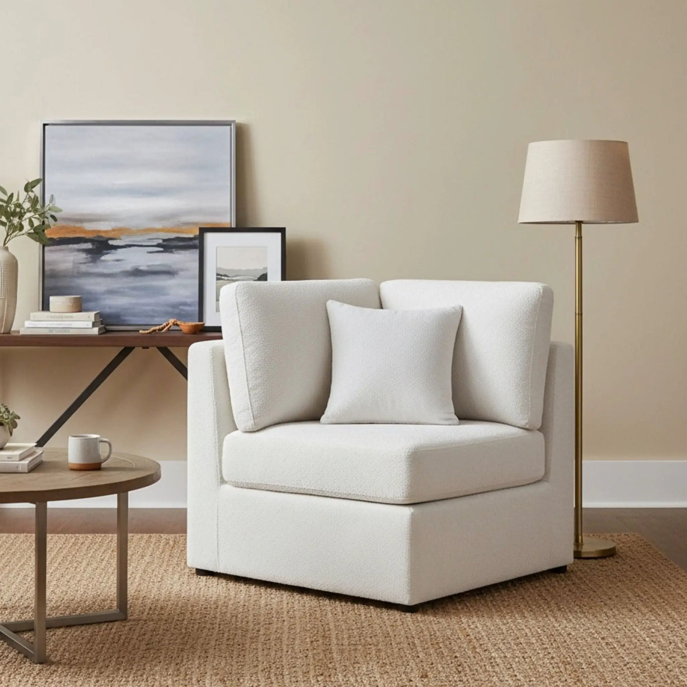Chauncy - Corner Wedge Chair by HouseOfZazla