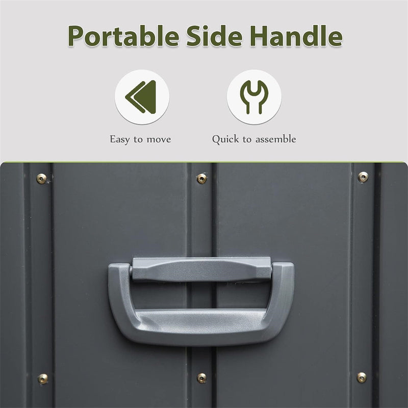 120 Gallon Outdoor Storage Deck Box Waterproof by HouseOfZazla