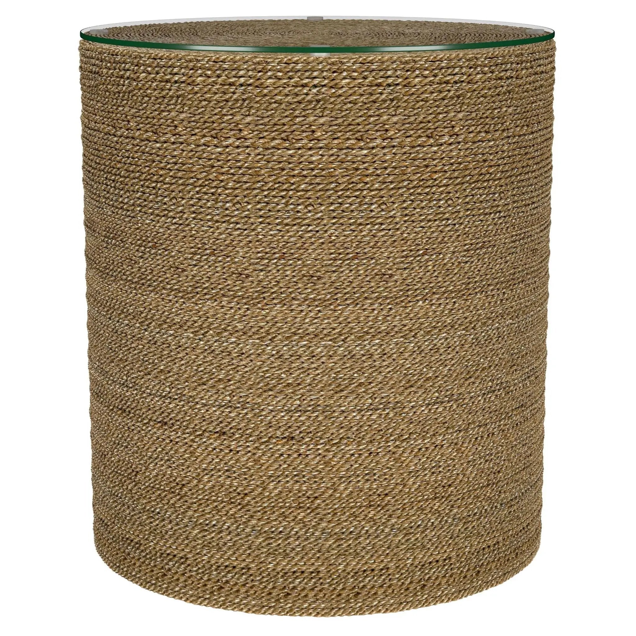Burma - Round Side Table - Light Brown