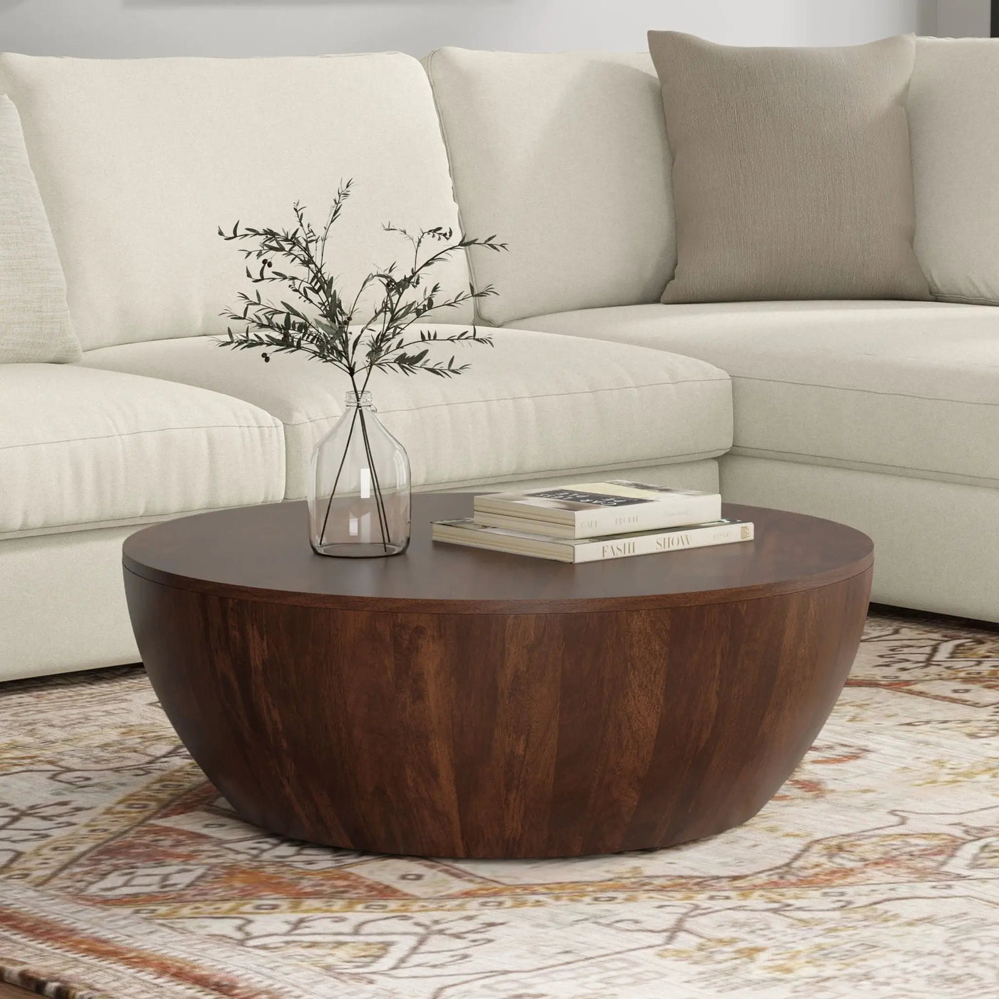 Elmbrook - Drum Coffee Table by HouseOfZazla