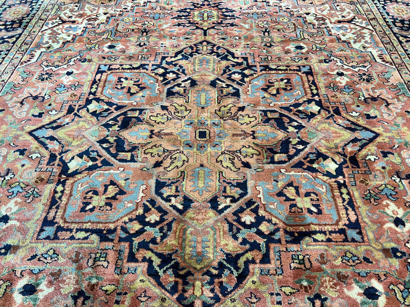 Karastan Rug 8.8 x 12, Karastan Heriz #726, Wool Pile Karastan Area Rug, Rare Hard to Find, Original 700 Series by Jewel Rugs