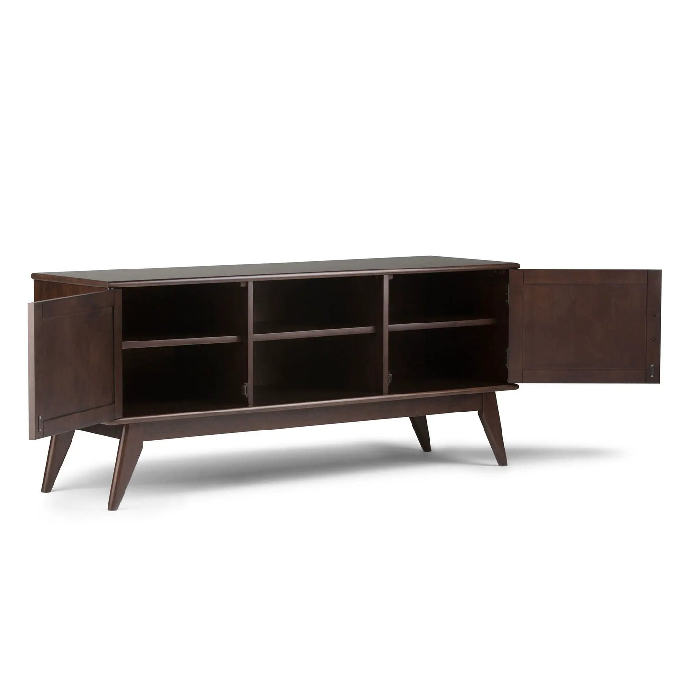Draper - Handcrafted Mid Century Low TV Media Stand by HouseOfZazla