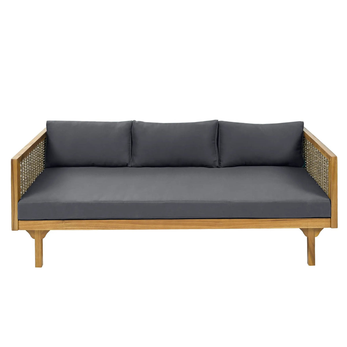 Claremont 3 Seater Daybed With Rattan Arms by HouseOfZazla