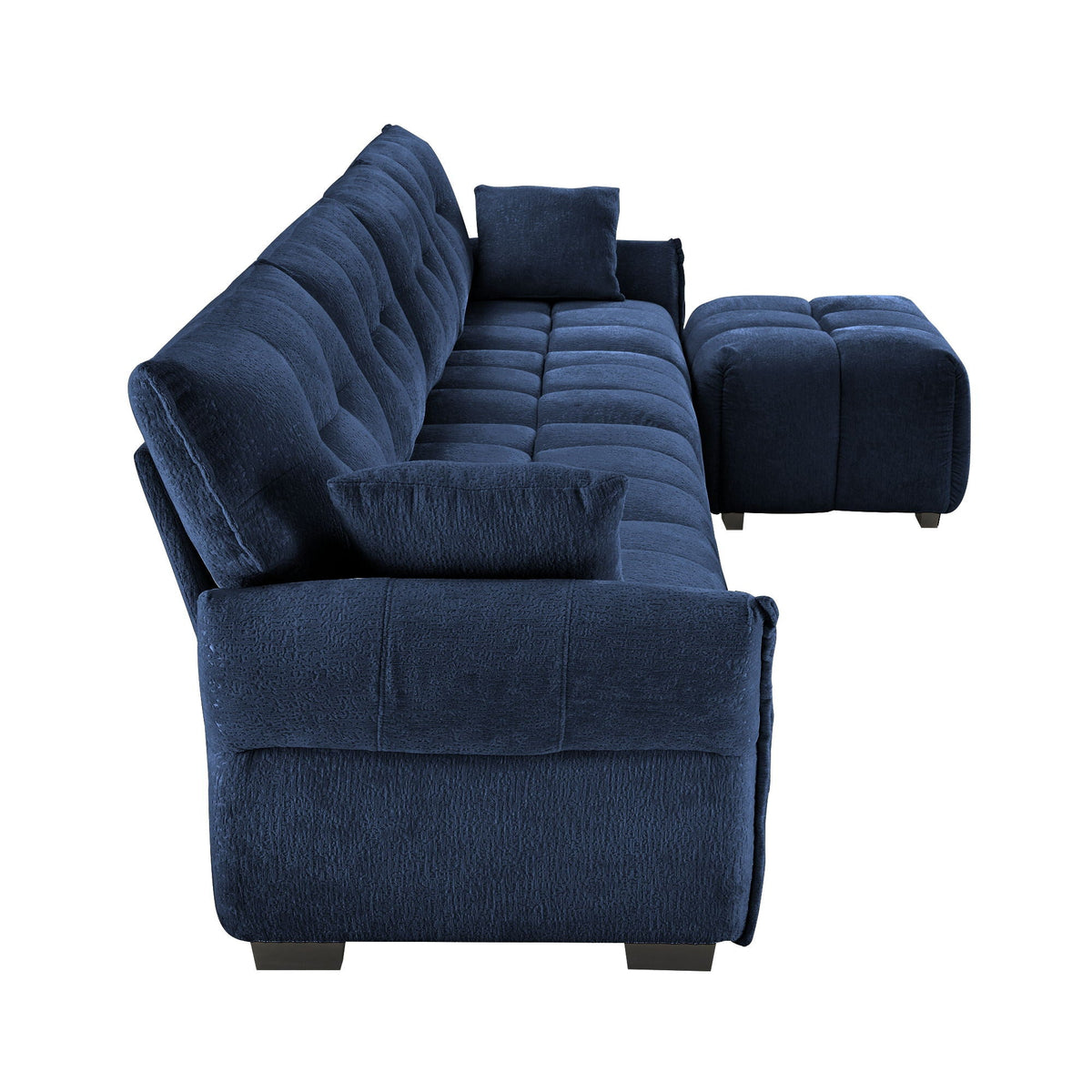 Sofa Set With Ottoman And Pillows, Textured, High Resilience Cushions, photo 37 of 40