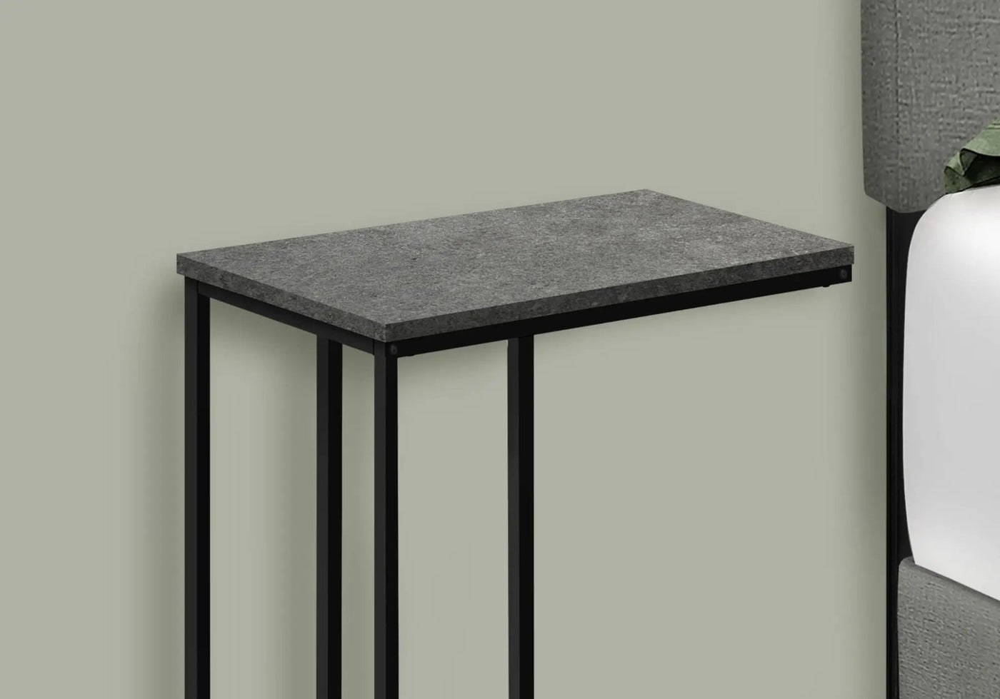 Accent Table, C - Shaped, Space-Saving Functionality by Unique Piece Furniture