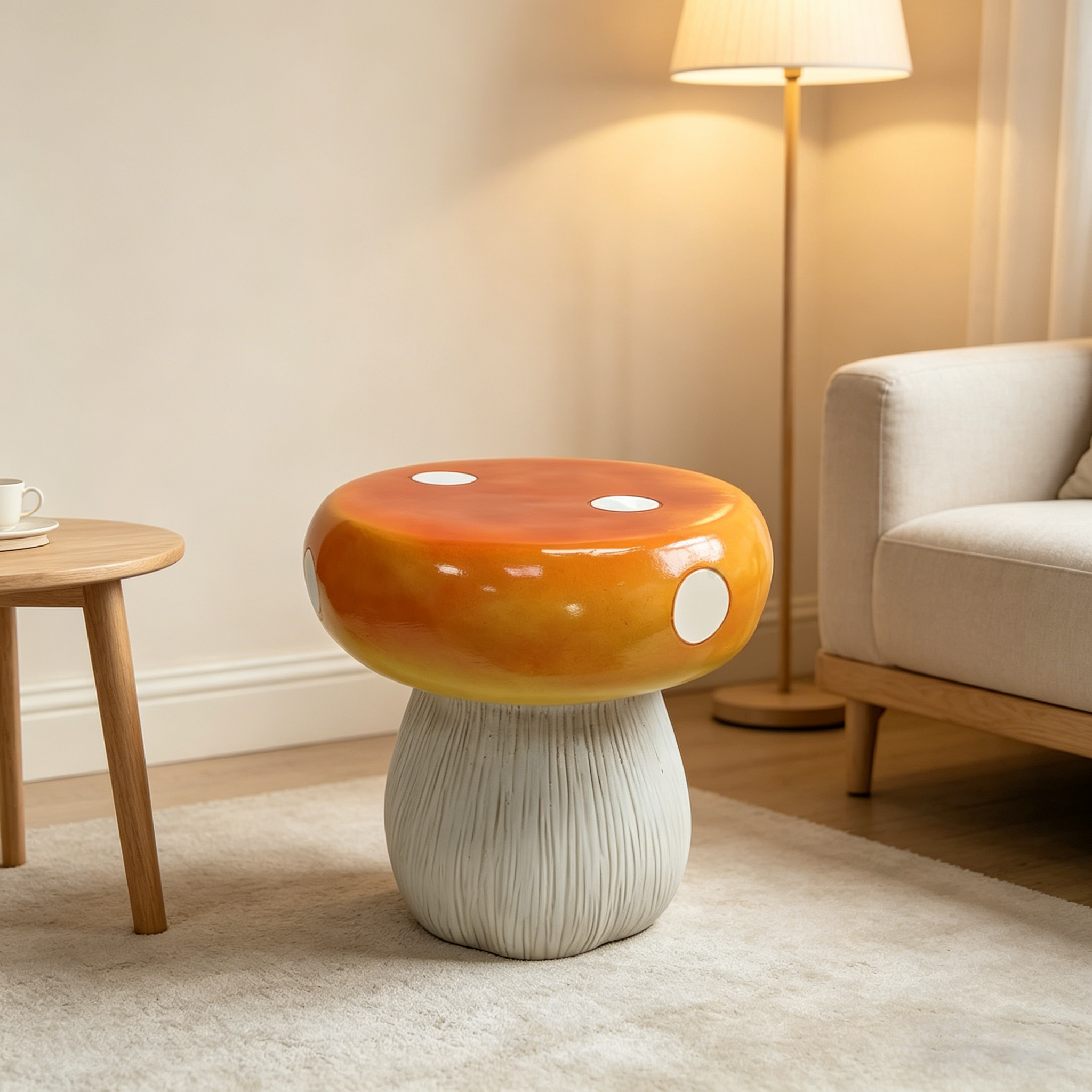 Mushroom Resin Model Stool by HouseOfZazla