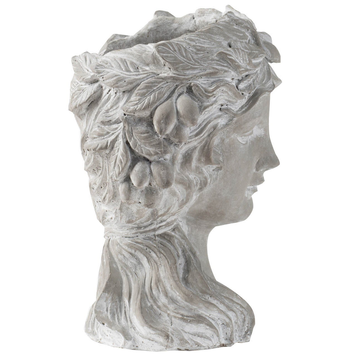 Cement Bust Wall Planter - Indoor & Outdoor Decor, photo 3 of 13