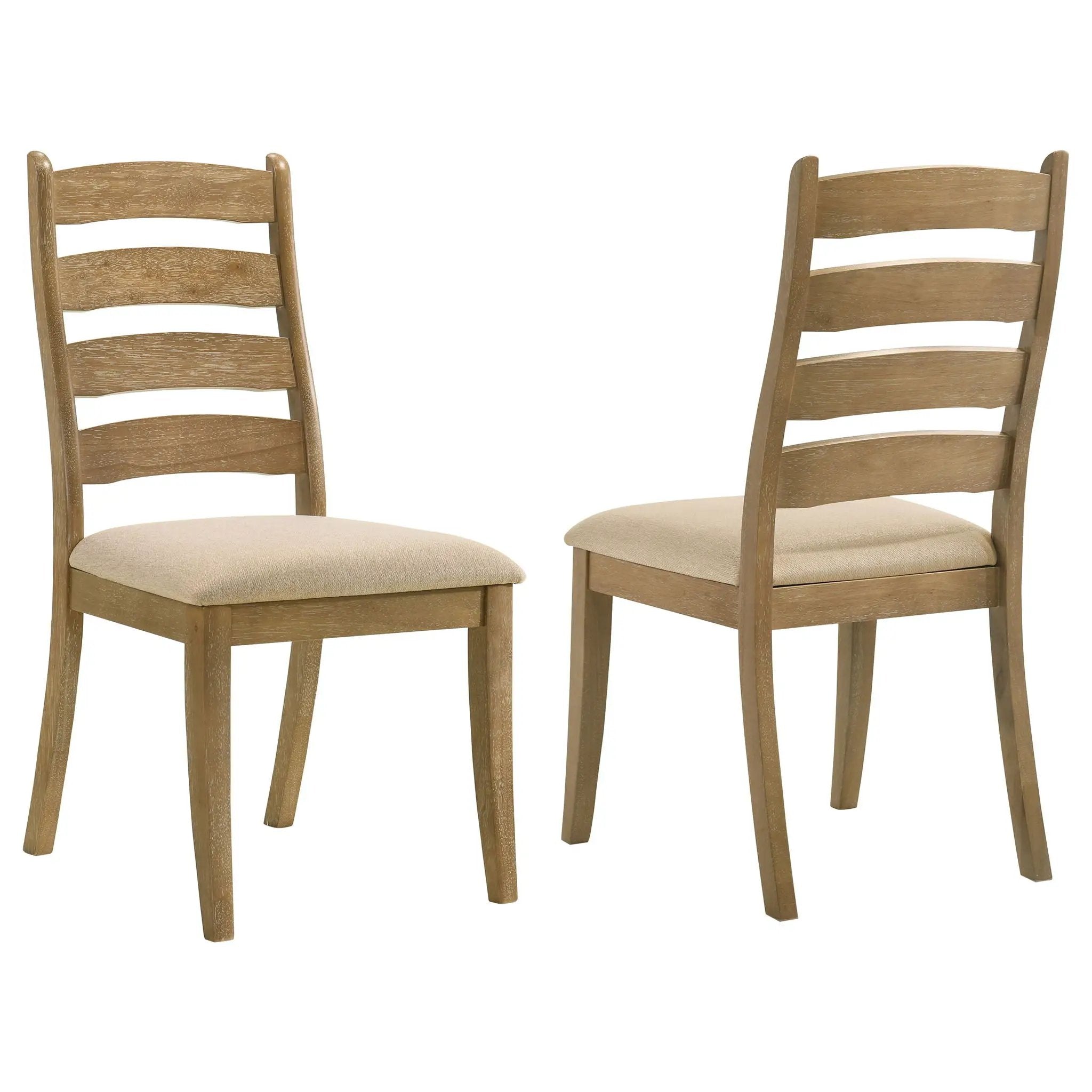 Danvers Wood Dining Side Chair Brown Oak (Set of 2) by Unique Piece Furniture