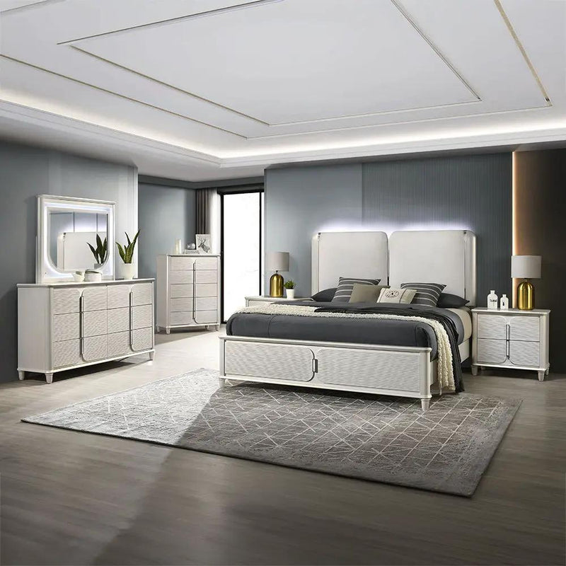 Laveda - Chest - Pearl White by Unique Piece Furniture