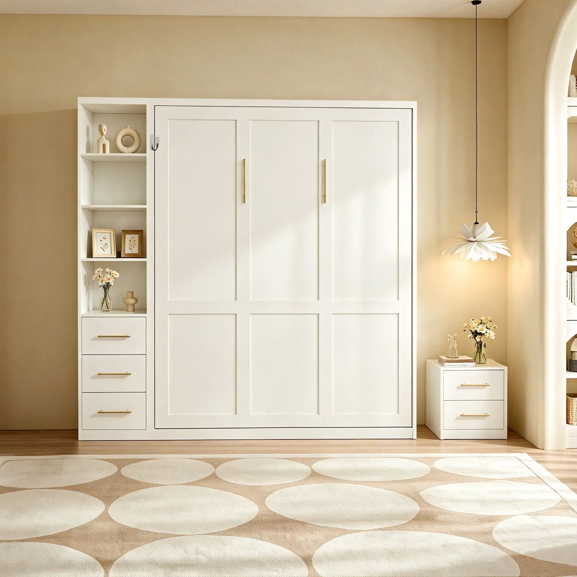 Folding Vertical Murphy Wall Bed by HouseOfZazla