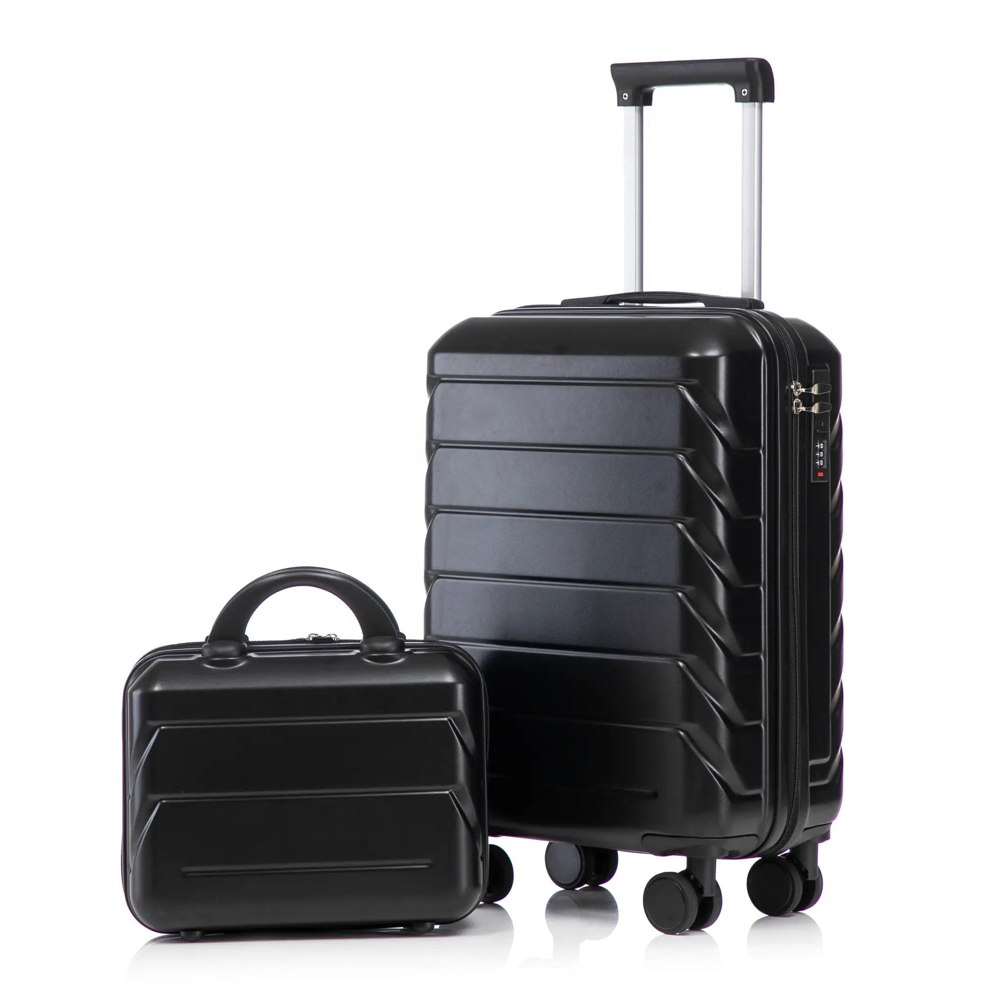 14'/20' 2-Piece ABS Spinner Wheel Luggage Set with Combination Lock by HouseOfZazla