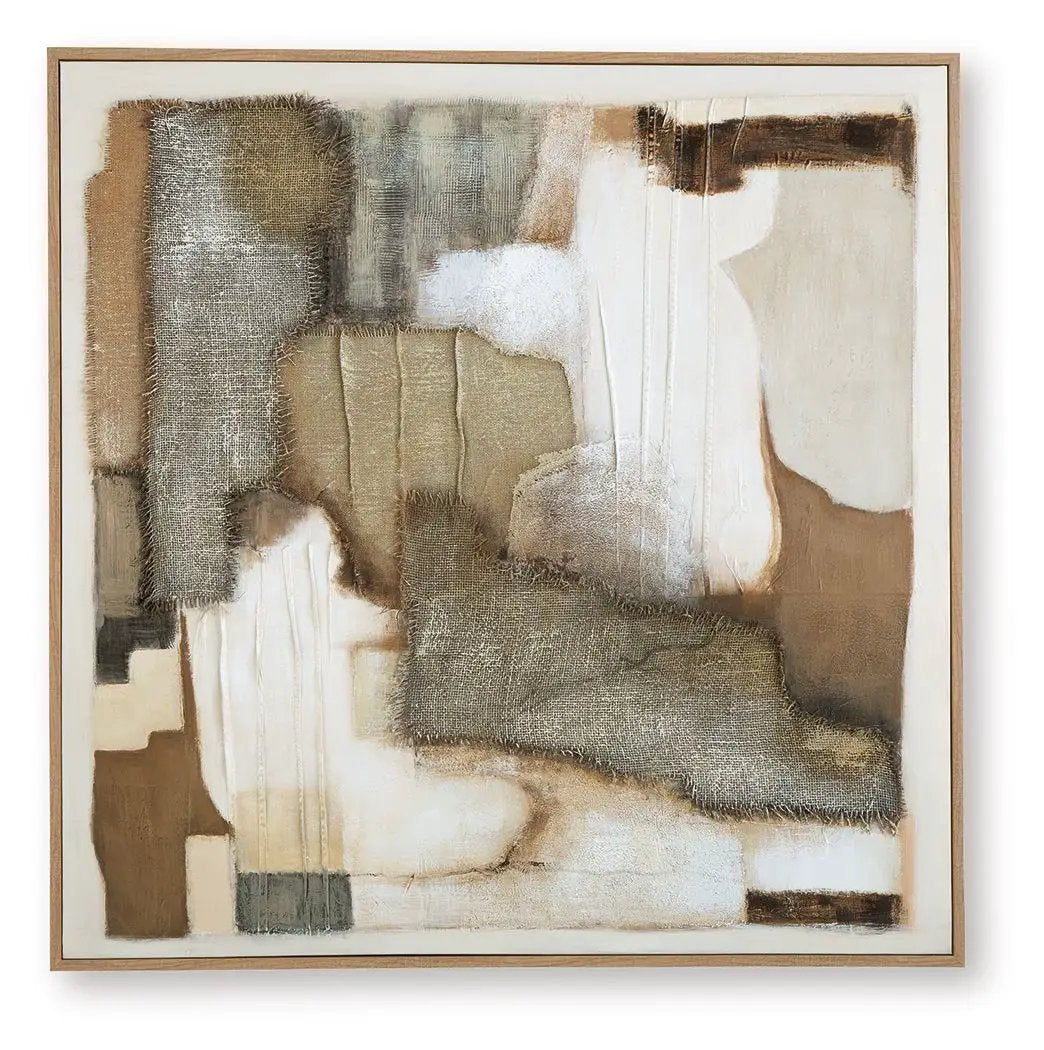 Wylander - Wall Art - Tan / Brown / Gray by Unique Piece Furniture