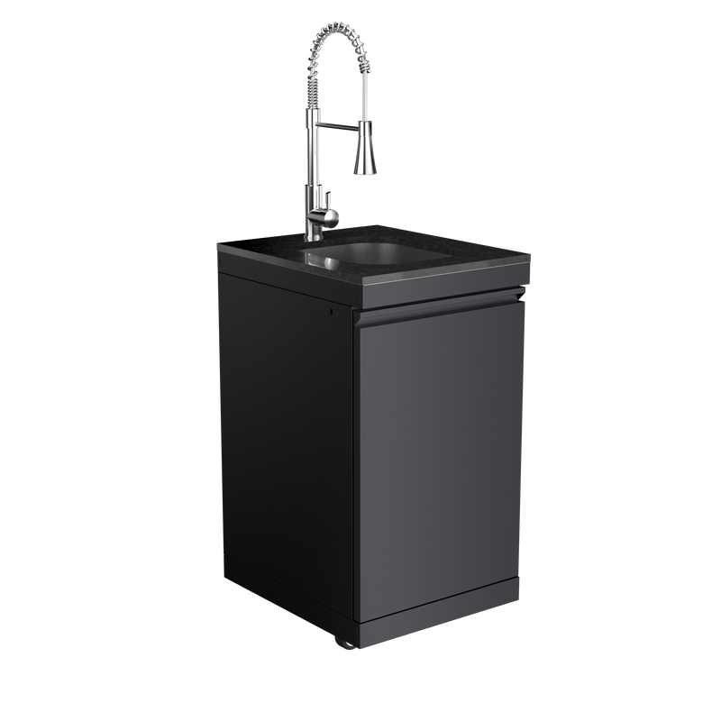 Sink Cabinet with Tap Stainless Steel Outdoor Kitchen Islands by HouseOfZazla