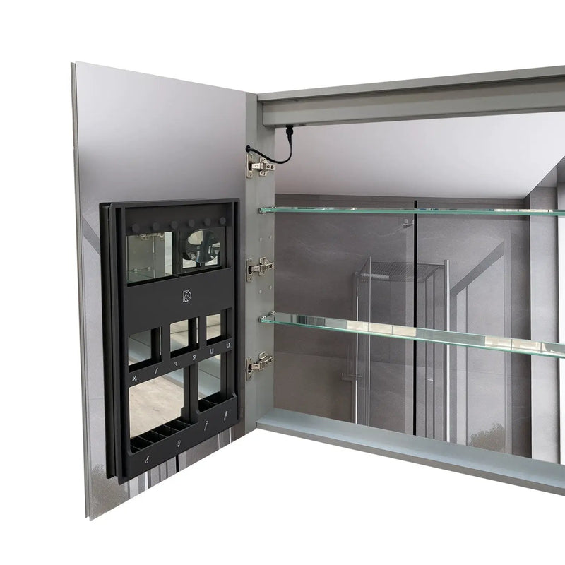 60 x 36 Inch LED Lighted Bathroom Medicine Cabinet by HouseOfZazla