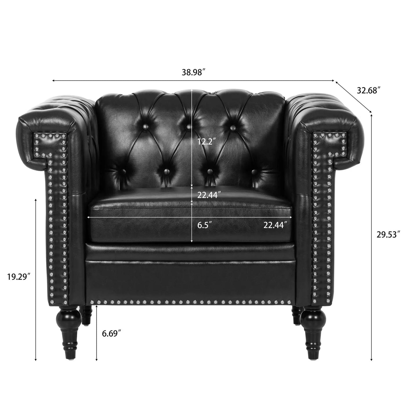 1 Seater Sofa Living Room by HouseOfZazla