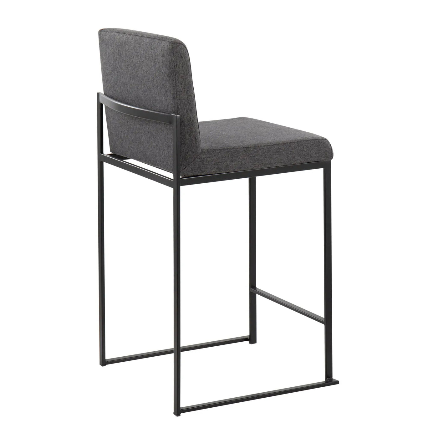 Fuji - Contemporary Modern Elegance, High Back Counter Stool by HouseOfZazla