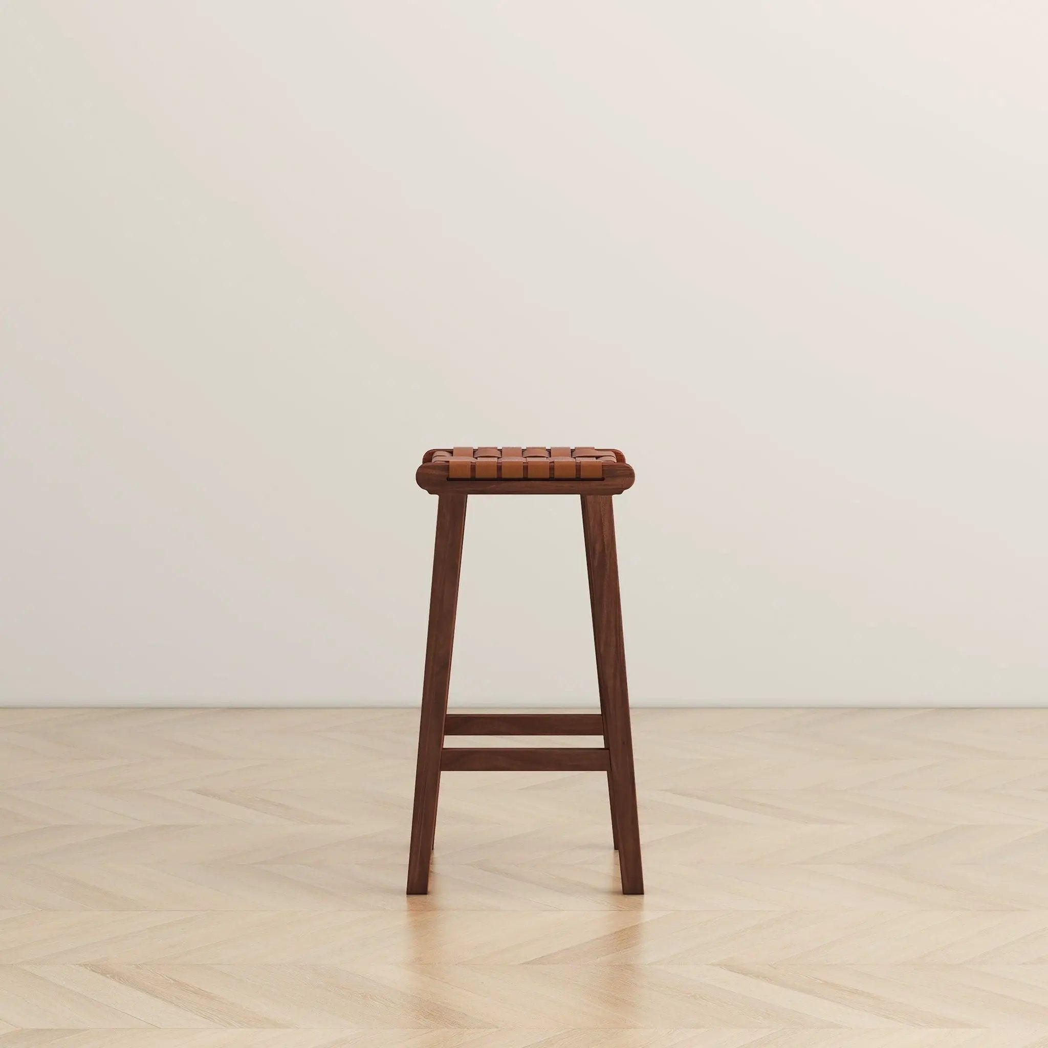 James - Mid-Century Modern Genuine Counter Stool by HouseOfZazla