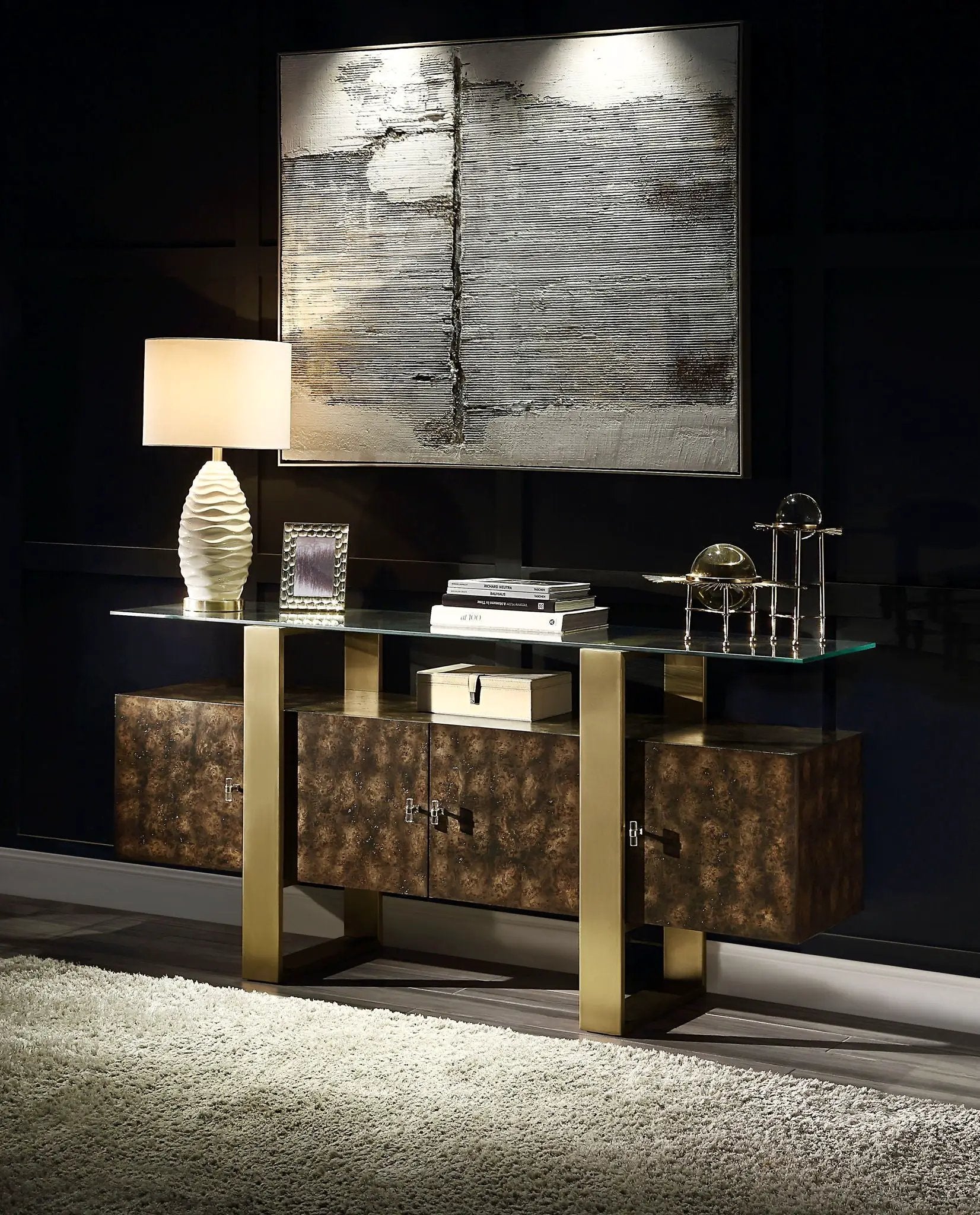 Mabyn - Console Cabinet - Brown by HouseOfZazla