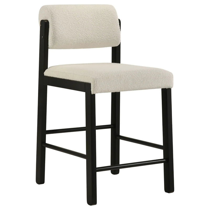 Decker 7-piece 70-inch Rectangular Counter Height Dining Set Cream and Black by Unique Piece Furniture