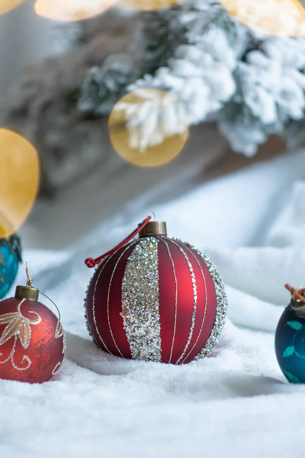 Christmas Ball Ornaments Tree Ornaments For Holiday Party Decorations by HouseOfZazla