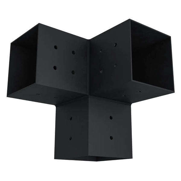 Pergola 3-Arm Post Bracket (for 4x4 Wood Posts)