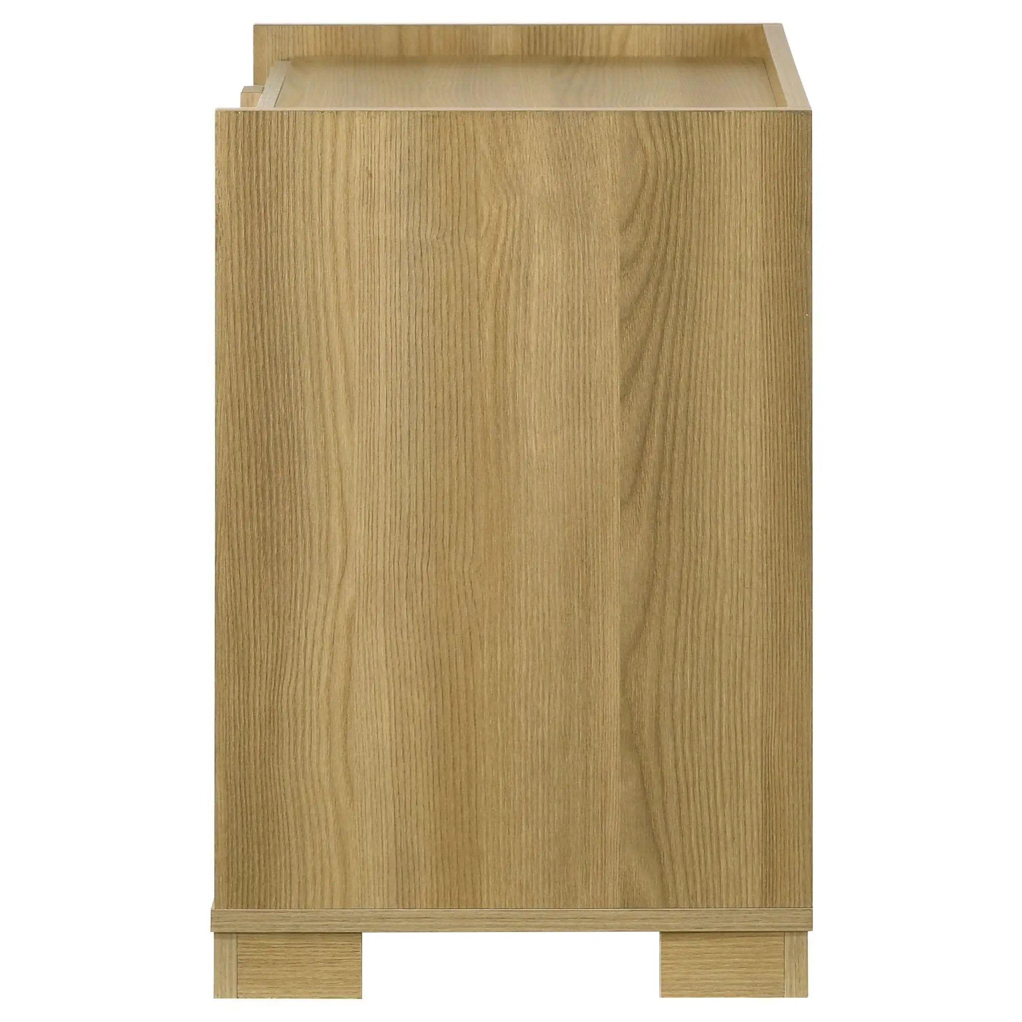 Hyland 2-drawer Nightstand Bedside Table Natural by Unique Piece Furniture