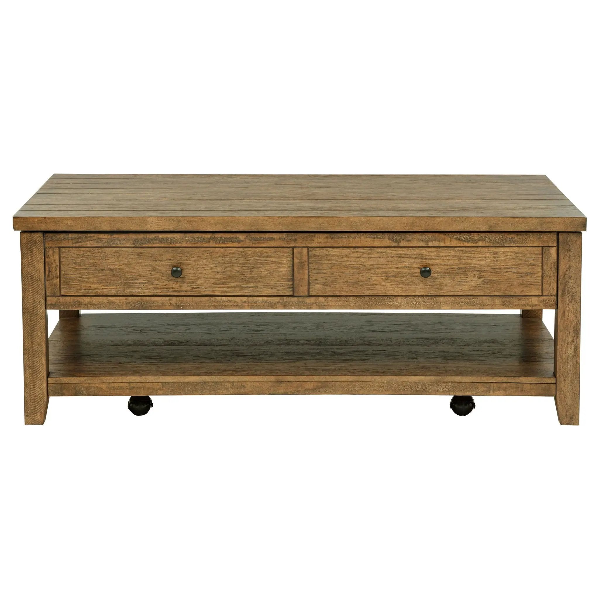 Payne 48-inch Mobile Lift Top Coffee Table Distressed Brown by Unique Piece Furniture