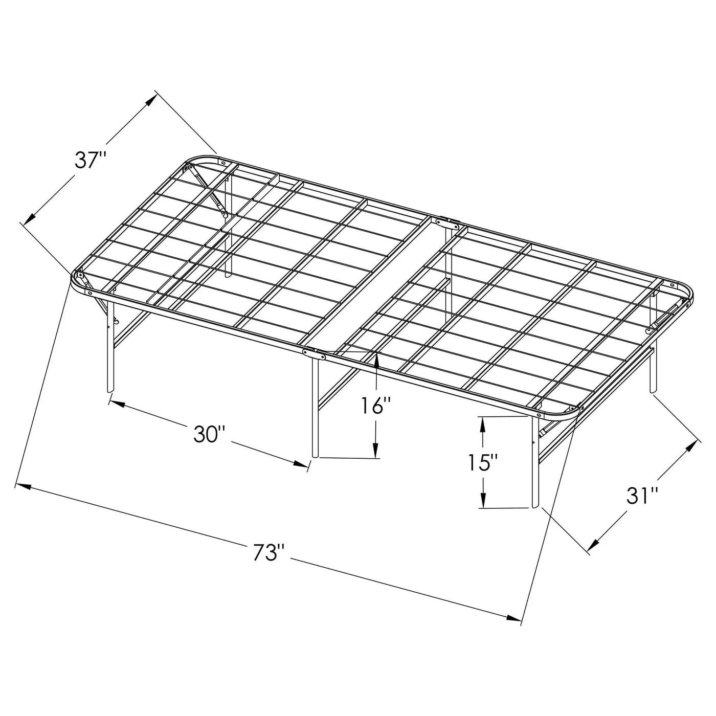 Mattress Support With Frame by HouseOfZazla
