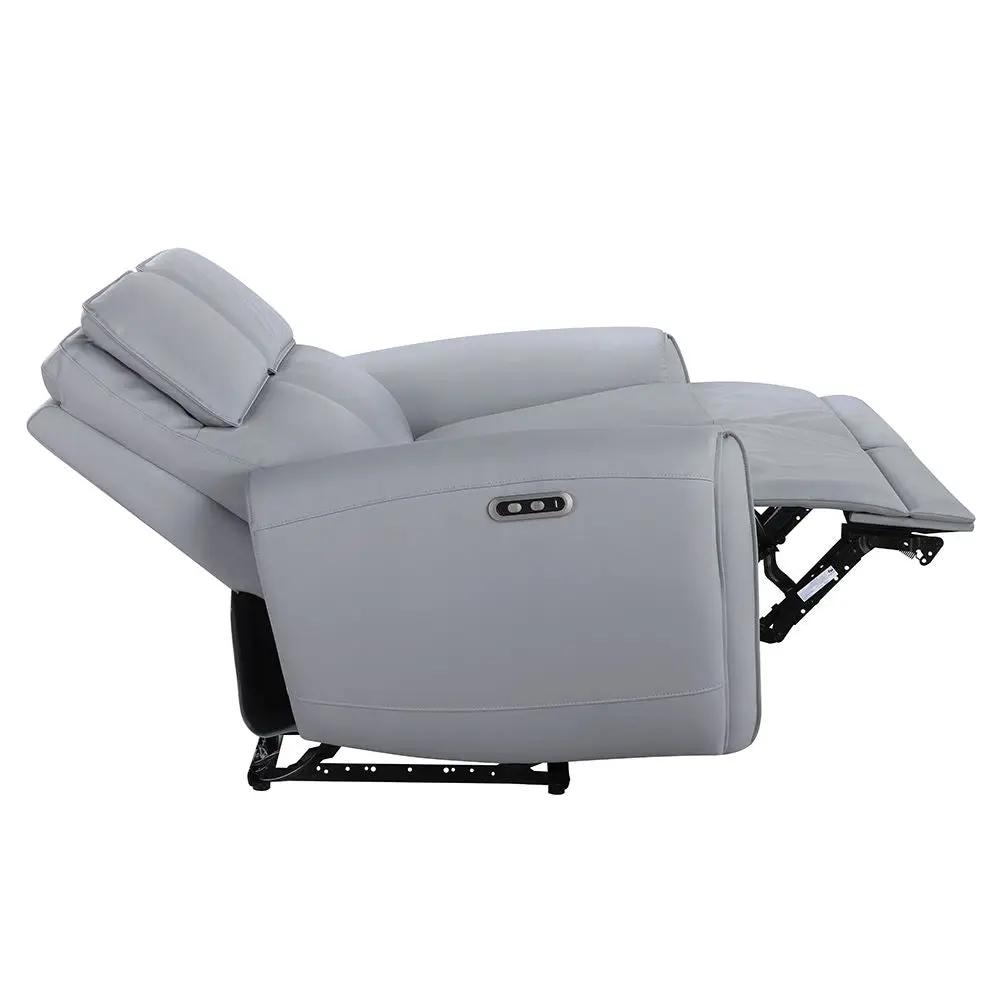 Jeromie - Power Motion Sofa With USB Port - Gray Synthetic Leather by Unique Piece Furniture