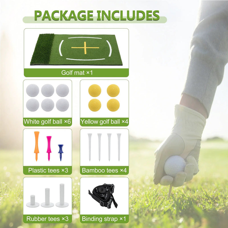 5'x4' Golf Hitting Mat with Cross Stance Guide by HouseOfZazla