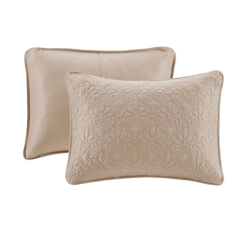 Reversible Quilt Set Khaki King/Cal King by HouseOfZazla