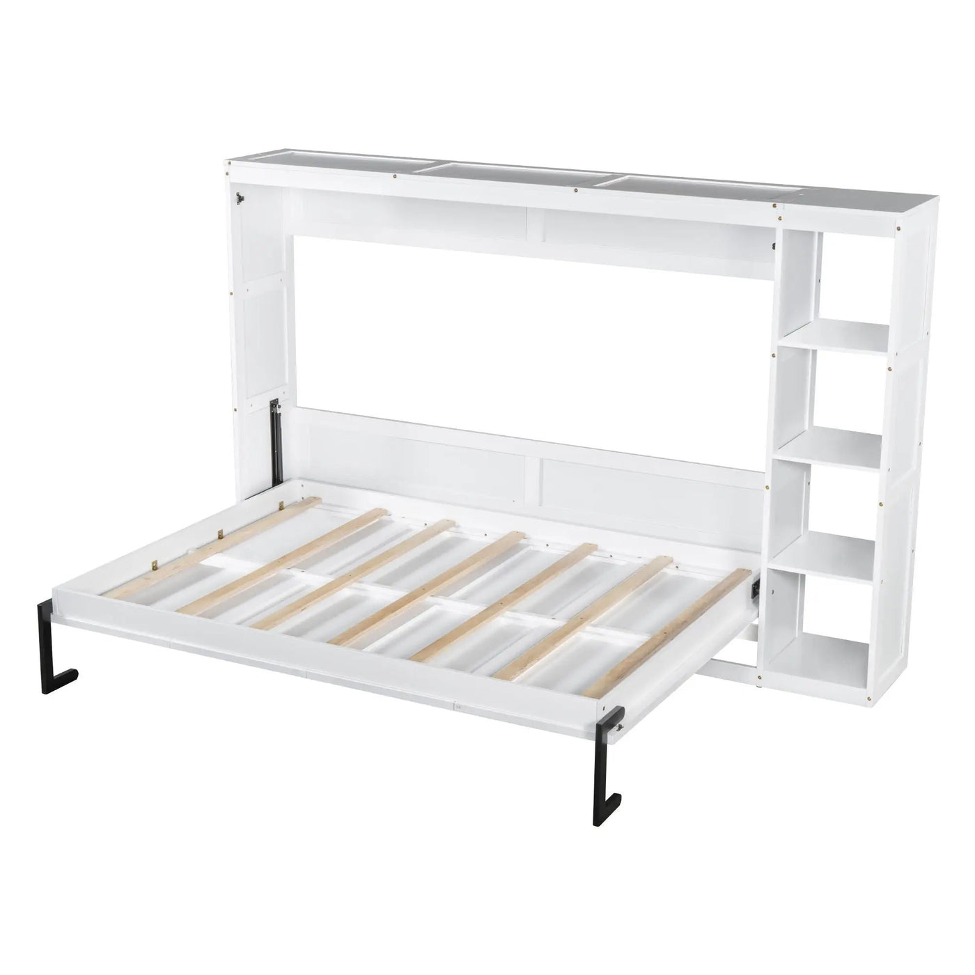Murphy Bed With Bookshelf And Storage by HouseOfZazla
